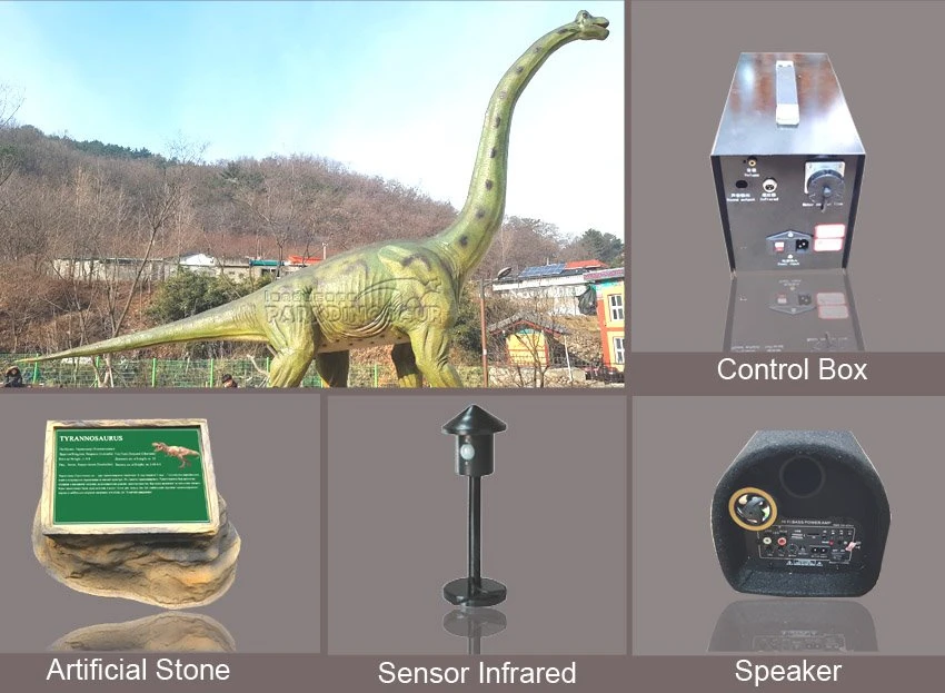 Jurassic Dinosaur Statue Brachiosaurus-F