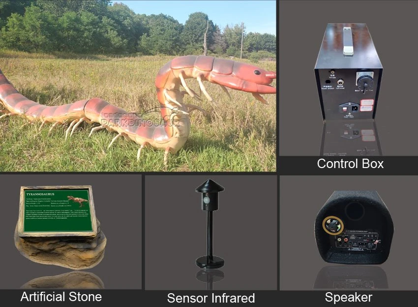 Realistic Animatronic Giant Insect Statue For Zoo-F