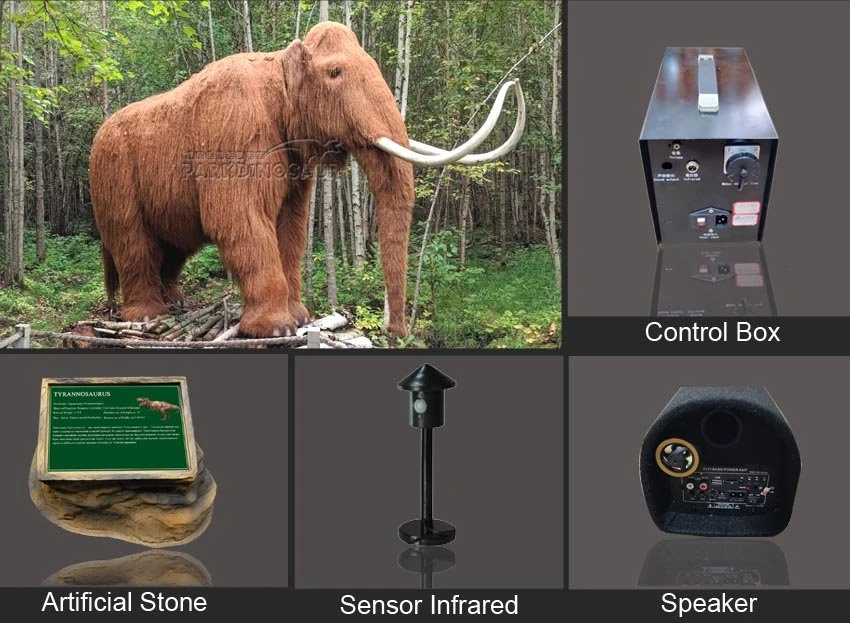 Animatronic Prehistoric Animal Statue For Forest-F