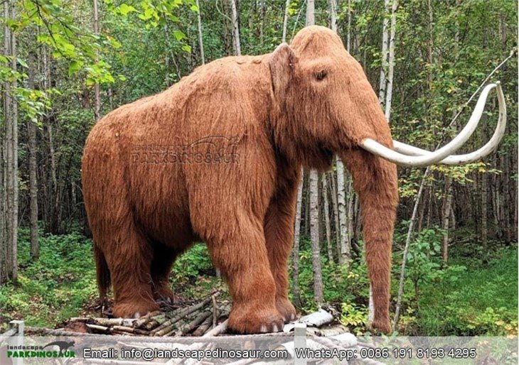 Animatronic Prehistoric Animal Statue For Forest-001