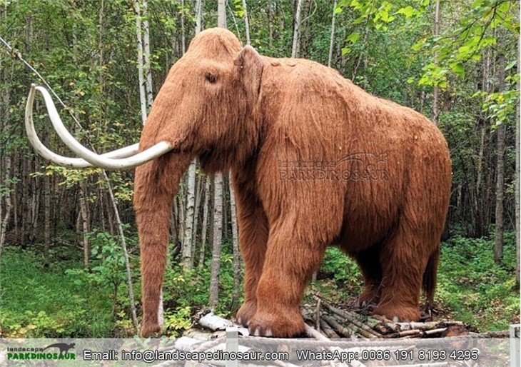 Animatronic Prehistoric Animal Statue For Forest-002