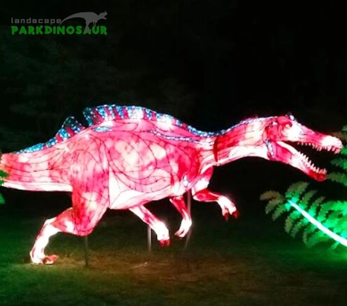 Large Dinosaur Lanterns For Park Decoration
