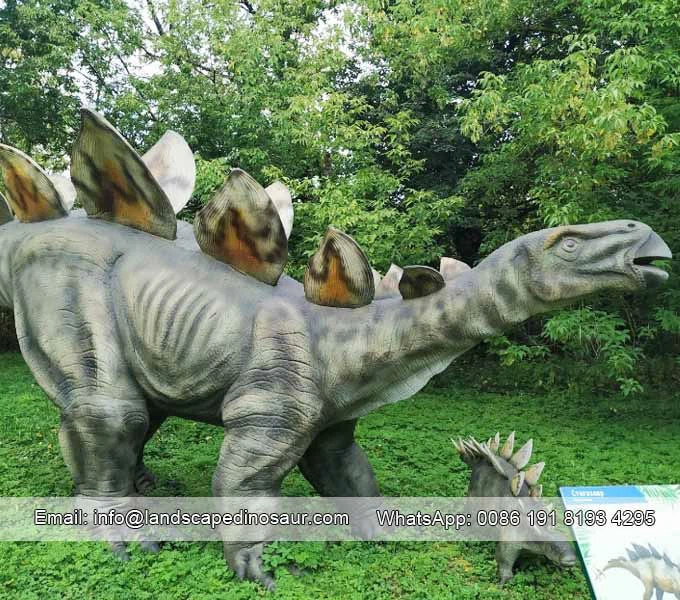 Animated Dinosaur Model for Park Decoration