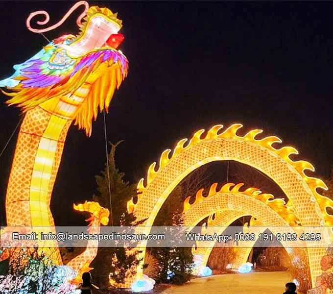 Huge Silk Dragon Lantern-3