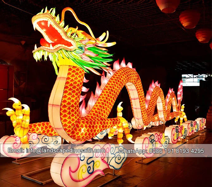Huge Silk Dragon Lantern-1