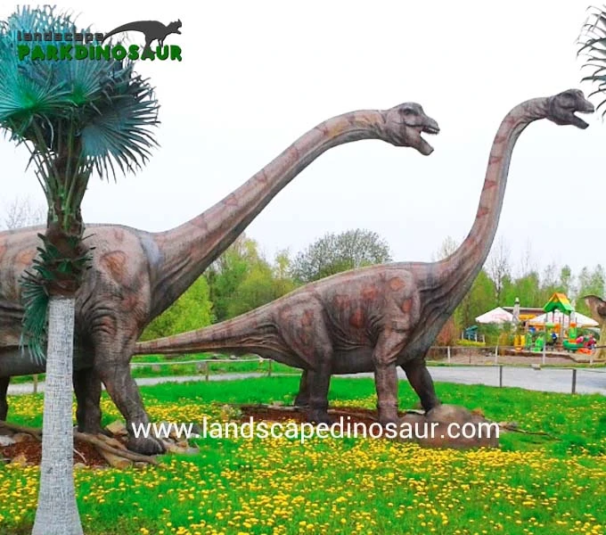 Jurassic Dinosaur Statue Brachiosaurus-01