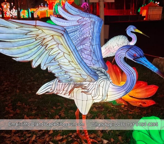 birds lanterns