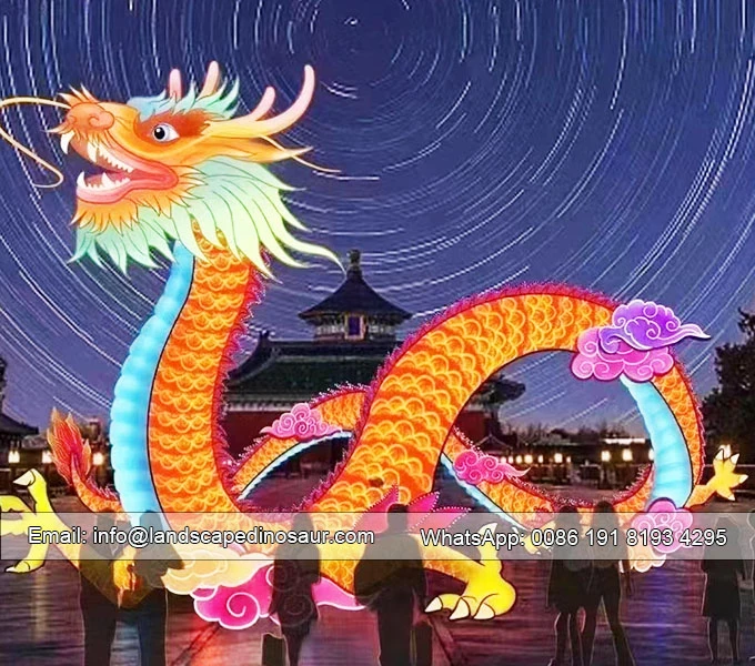 Outdoor Big Size Dragon Lantern-2