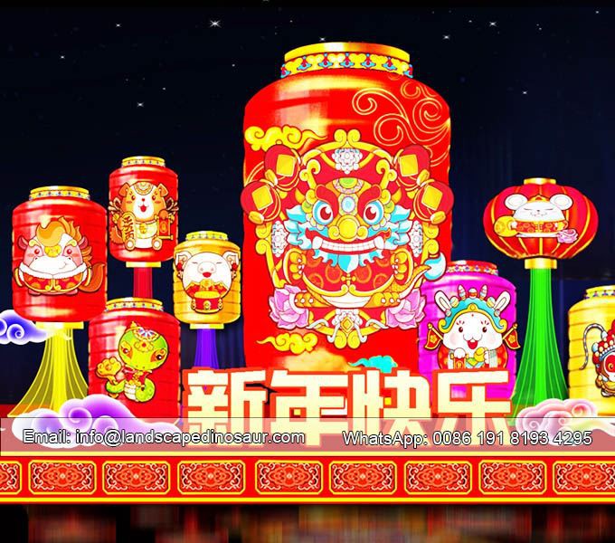 Chinese Lanterns Illuminate Festivities