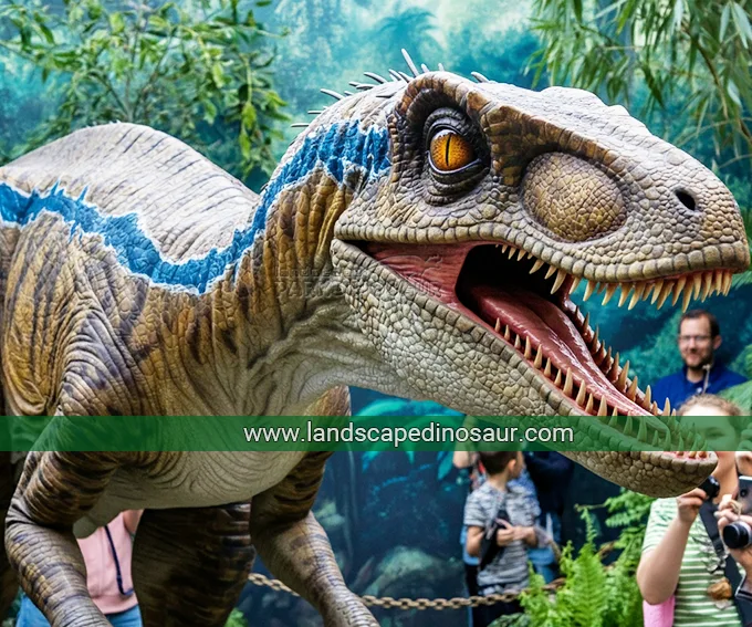 animatronic Velociraptor