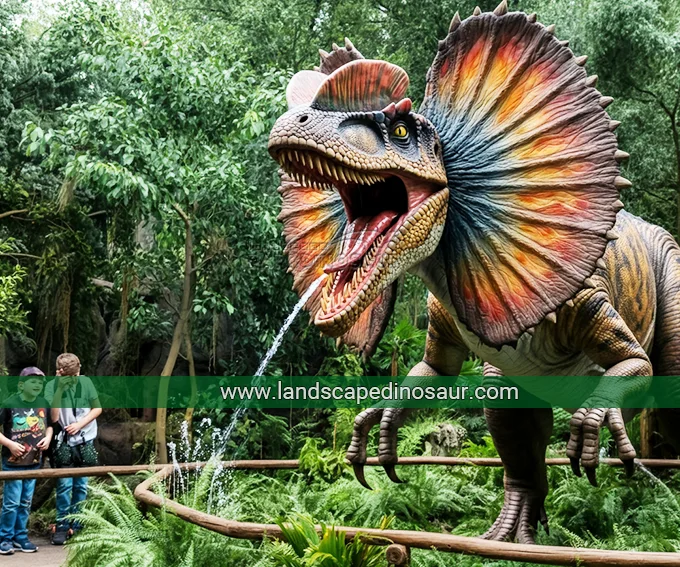 Dilophosaurus animatronic