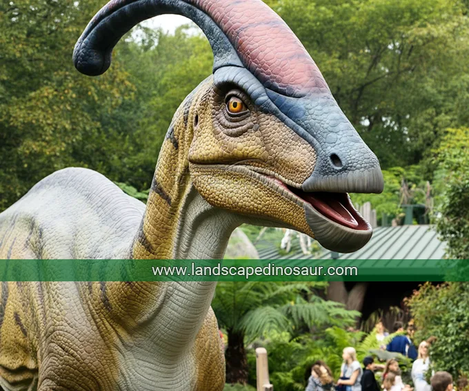 animatronic Parasaurolophus