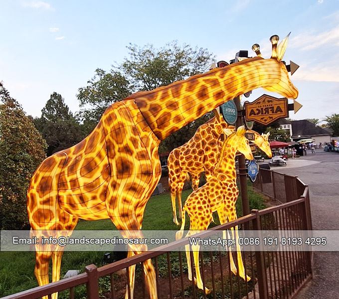 Luminous Animal Lantern Giraffa