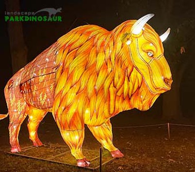 Chinese Lights Festival Electric Silk Animal Lantern